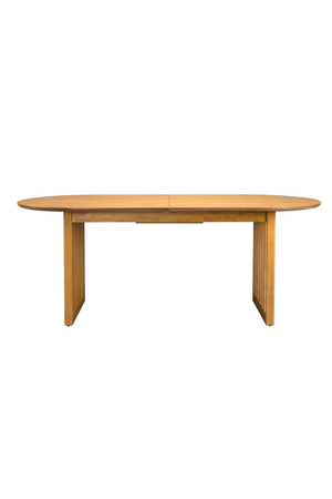 Oval Oak Adjustable Dining Table | Dutchbone Barlet | OROA.com