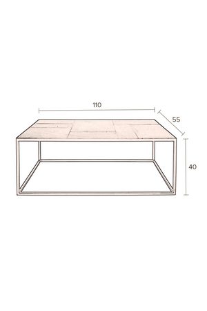 Antique Wooden Coffee Table | Dutchbone Lee | DutchFurniture.com