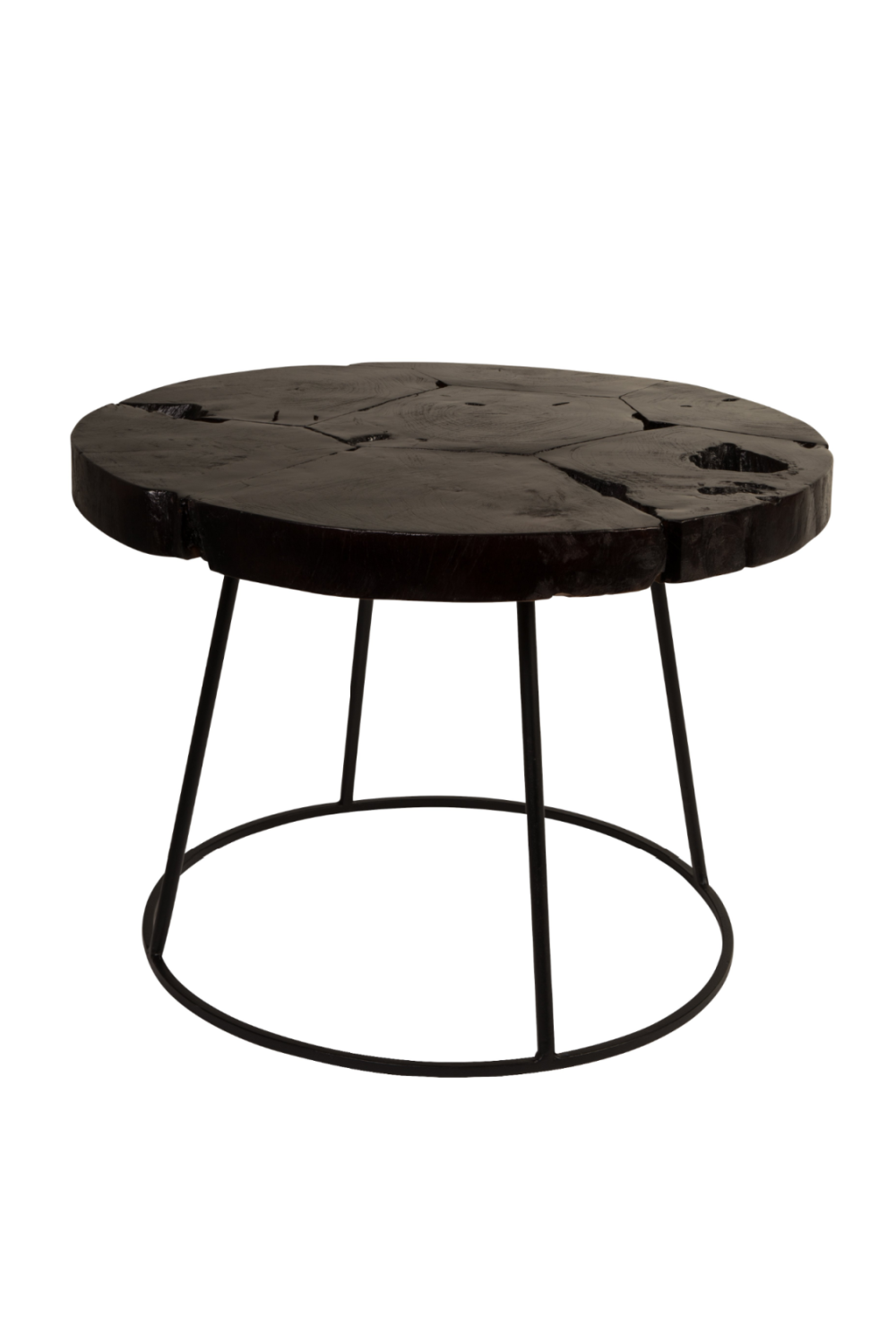 Black Teak Side Table | Dutchbone Kraton | OROA.com