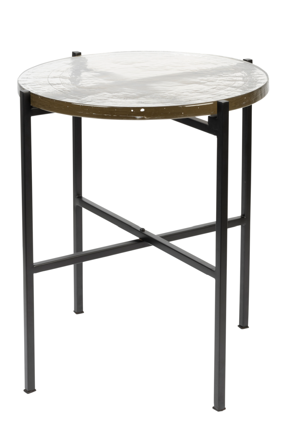 Casted Glass Side Table | Dutchbone Vidrio | OROA.com