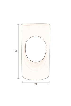 Modern Cylinder Side Table | Dutchbone Sai | OROA.com