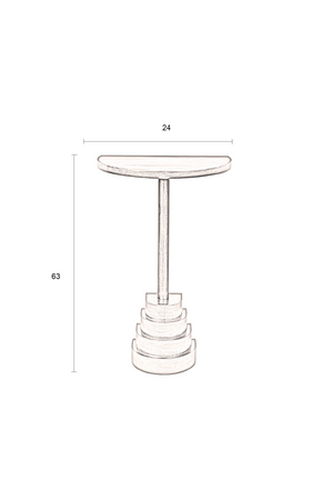 Lacquered Wood Wall Side Table | Dutchbone Lina | OROA.com
