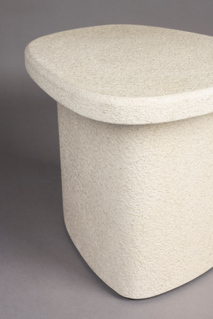 Organic-Shaped Beige Side Table | Dutchbone Veda | OROA.com