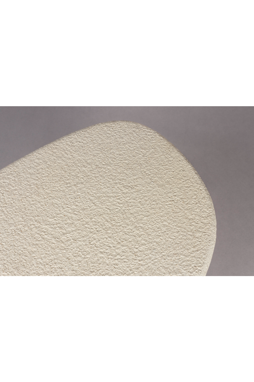 Organic-Shaped Beige Side Table | Dutchbone Veda | OROA.com