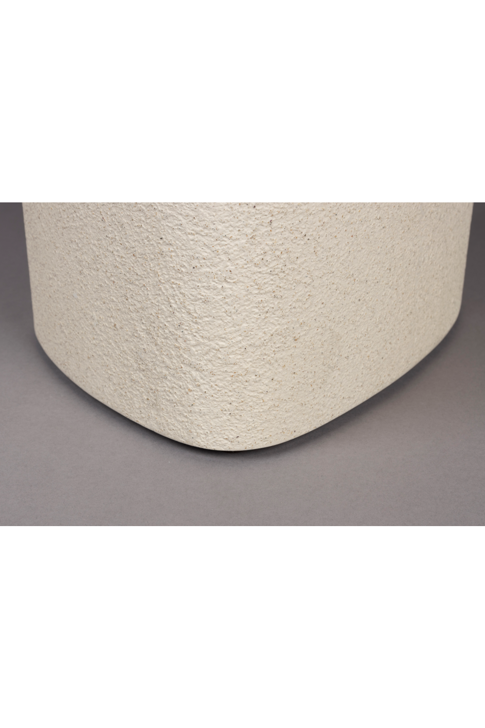 Organic-Shaped Beige Side Table | Dutchbone Veda | OROA.com