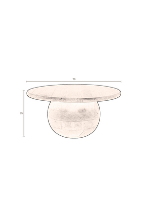 Mango Wood Coffee Table | Dutchbone Oblivian | OROA.com