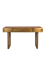 Carved Drawer Console Table | Dutchbone Volan | OROA.com