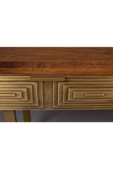 Carved Drawer Console Table | Dutchbone Volan | OROA.com