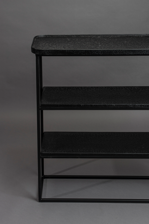 Black Console Table with Shelves | Dutchbone Winston | OROA.com