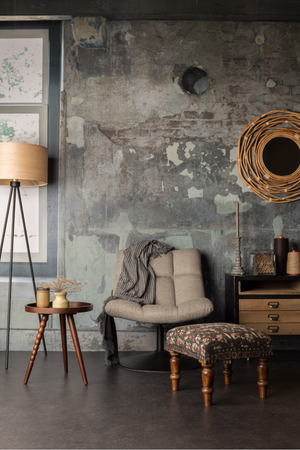 Pedestal Base Padded Lounge Chair | Dutchbone Bar | Oroa.com