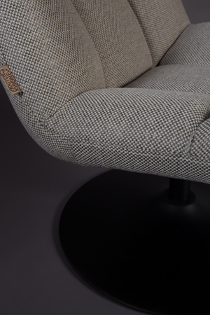 Pedestal Base Padded Lounge Chair | Dutchbone Bar | Oroa.com