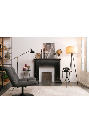 Pedestal Base Padded Lounge Chair | Dutchbone Bar | Oroa.com