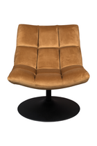 Velvet Pedestal Accent Chair | Dutchbone Bar | Oroa.com