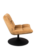Velvet Pedestal Accent Chair | Dutchbone Bar | Oroa.com