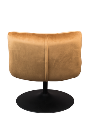 Velvet Pedestal Accent Chair | Dutchbone Bar | Oroa.com