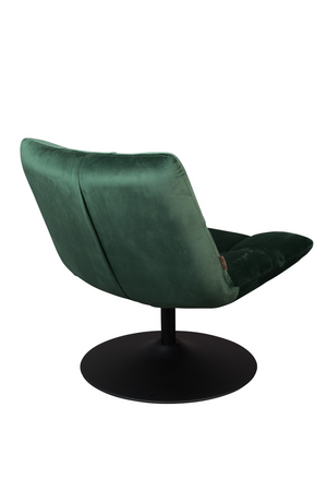 Velvet Pedestal Accent Chair | Dutchbone Bar | Oroa.com