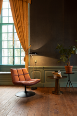 Velvet Pedestal Accent Chair | Dutchbone Bar | Oroa.com