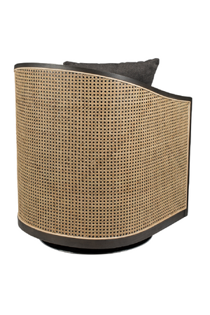 Curved Gray Lounge Chair | Dutchbone Amaron | OROA.com