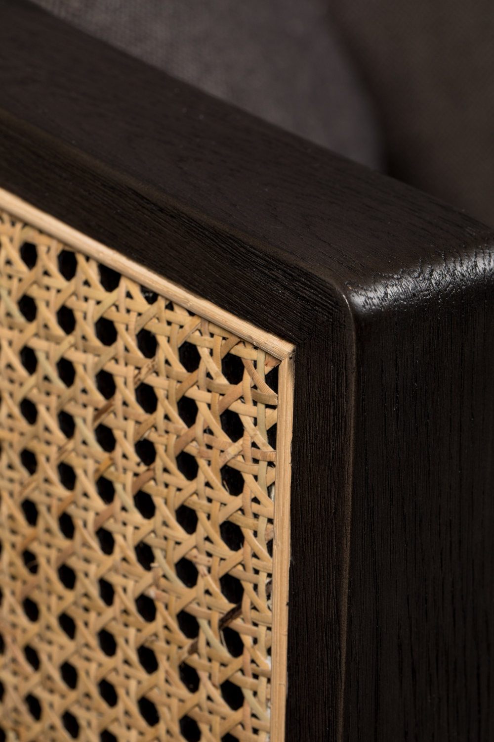 Curved Gray Lounge Chair | Dutchbone Amaron | OROA.com