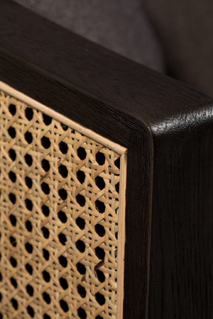 Curved Gray Lounge Chair | Dutchbone Amaron | OROA.com