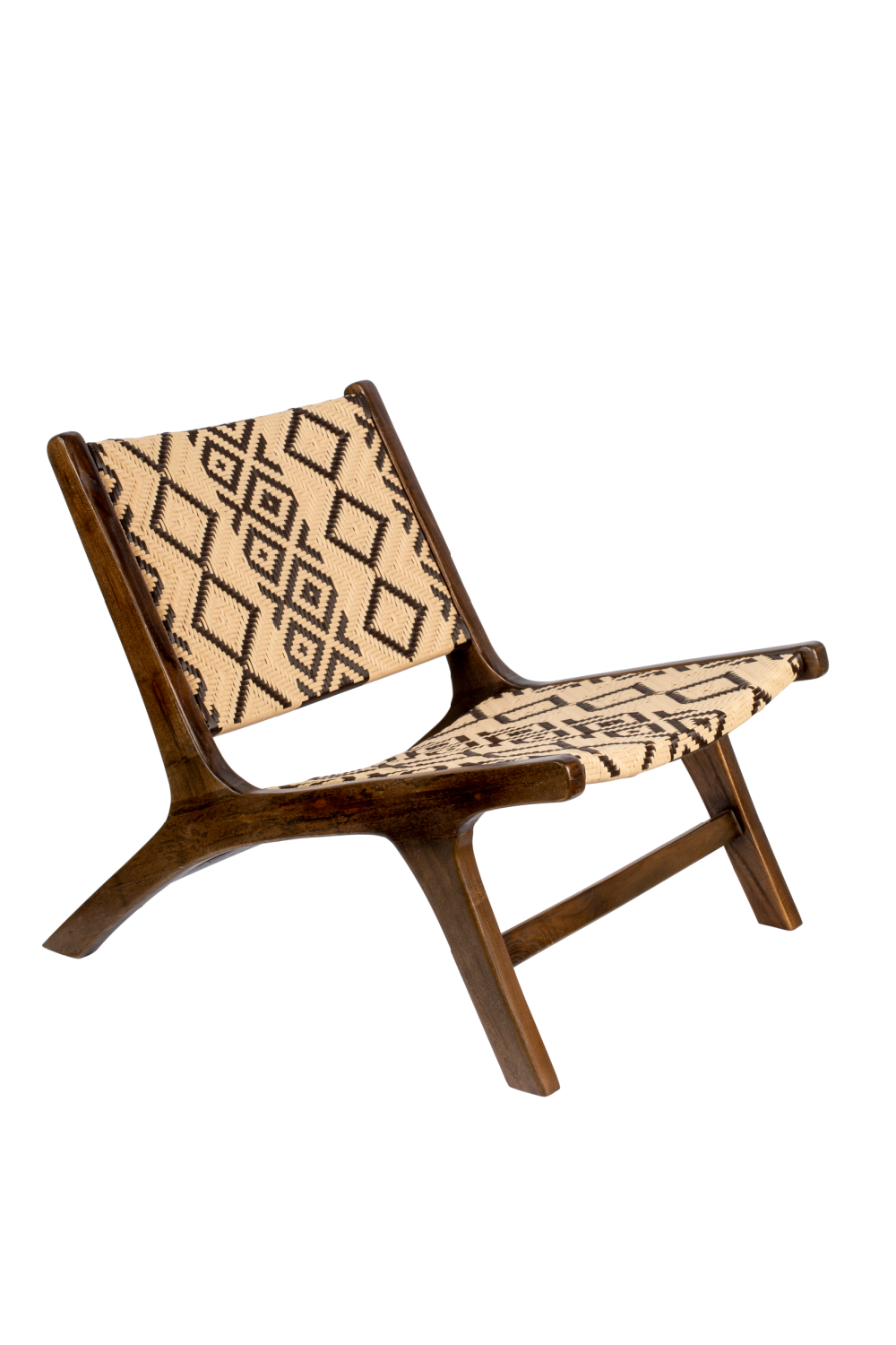 Tribal Pattern Lounge Chair | Dutchbone Landa | OROA.com