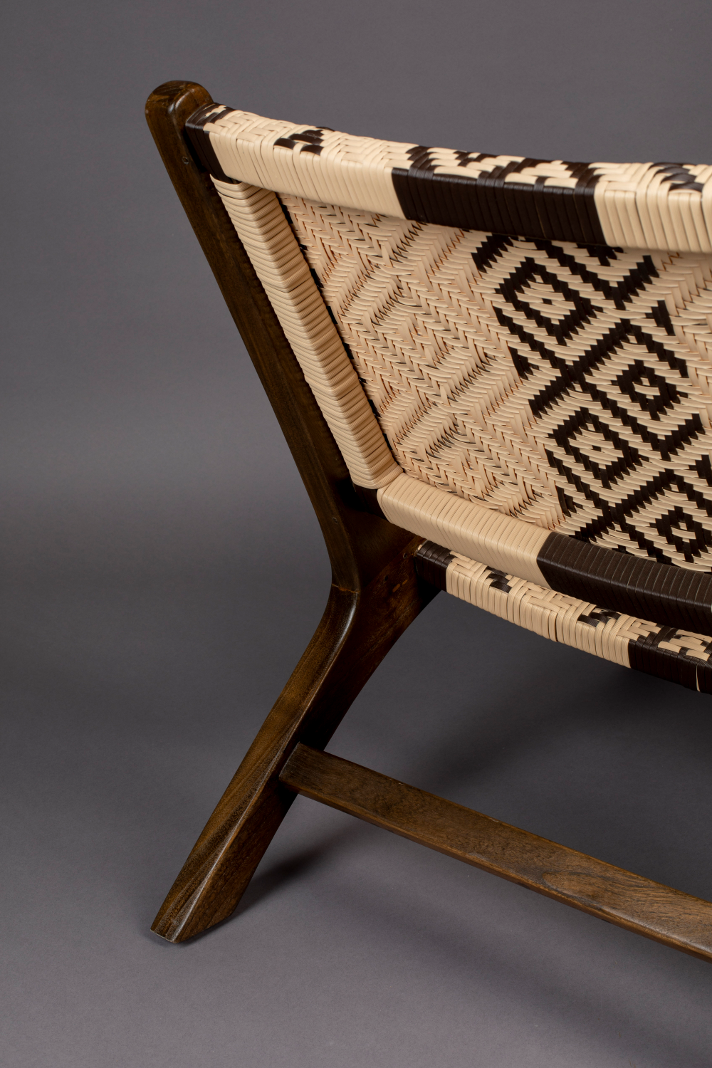 Tribal Pattern Lounge Chair | Dutchbone Landa | OROA.com