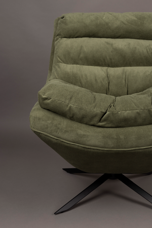 Upholstered Swivel Lounge Chair | Dutchbone Vince | OROA.com