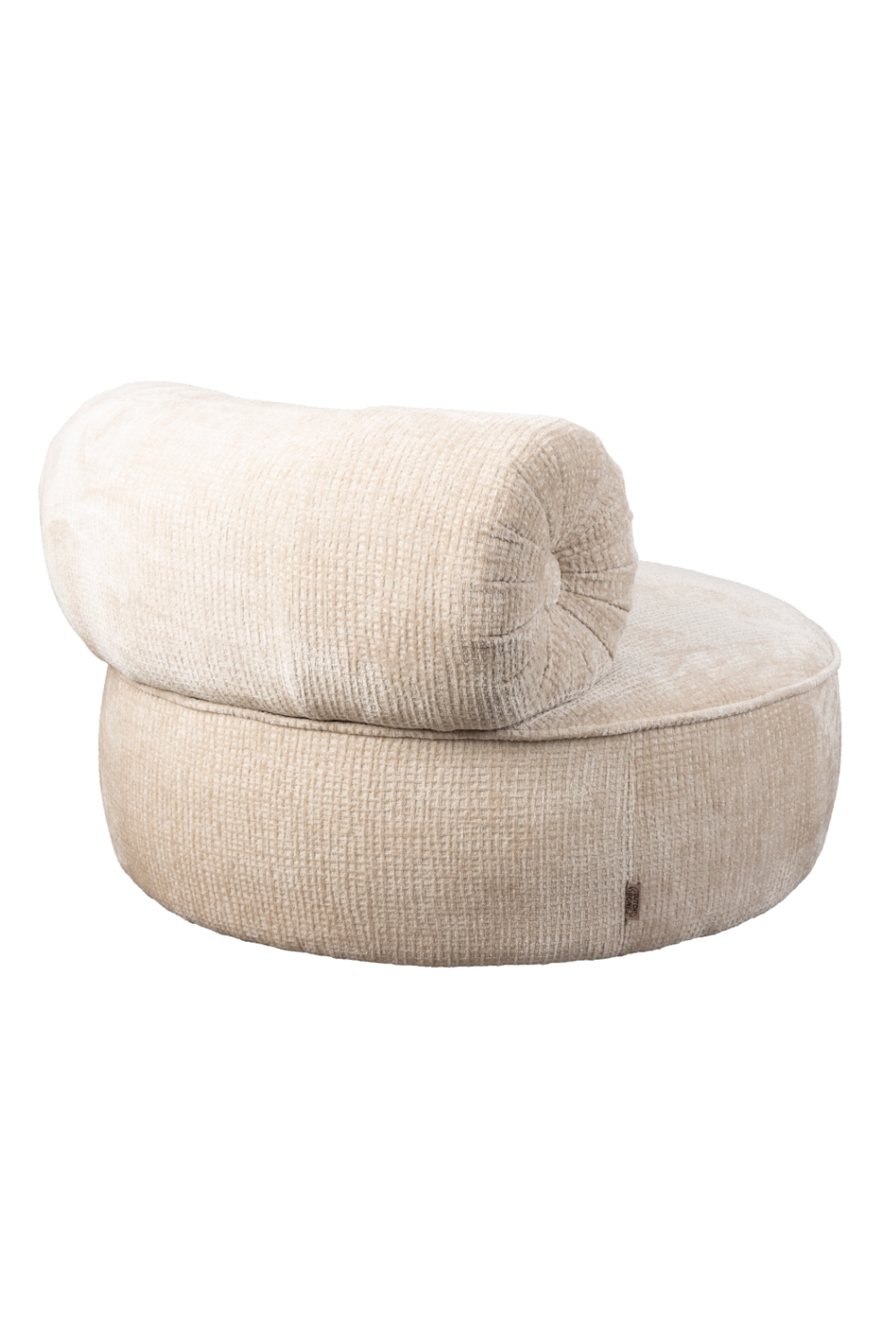 Round Modern Lounge Chair | Dutchbone Tilbury | OROA.com