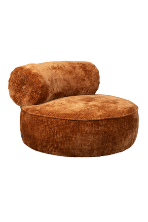 Round Modern Lounge Chair | Dutchbone Tilbury | OROA.com
