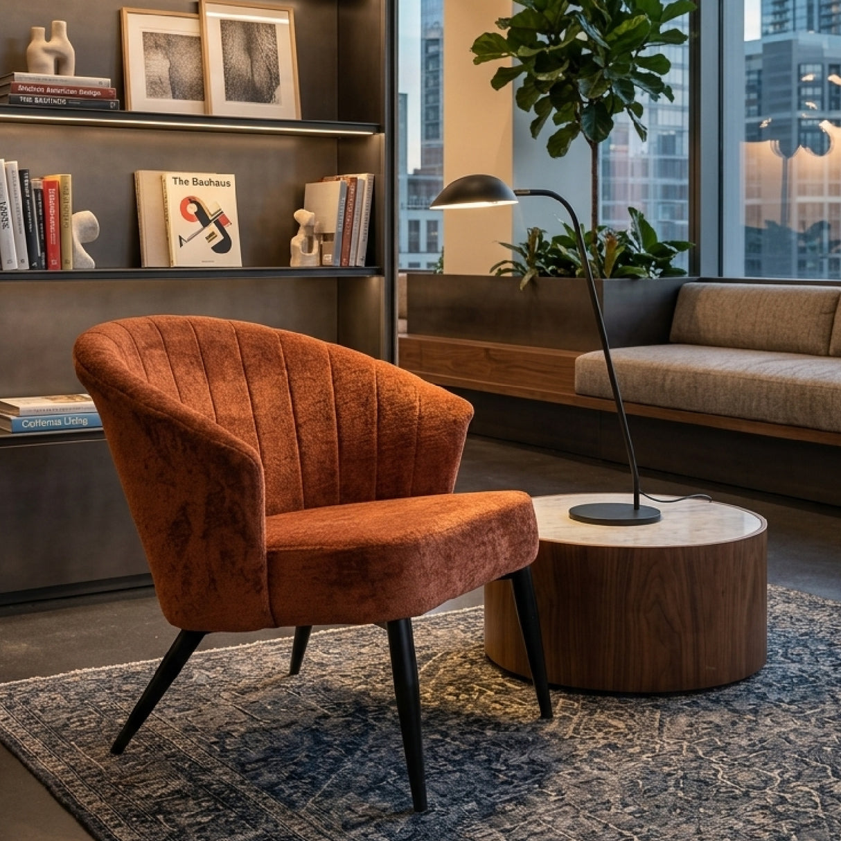   Upholstered Lounge Chair | Oroa.com