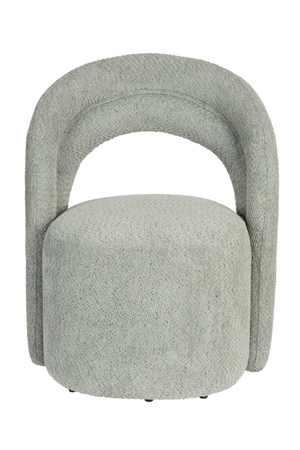 Bouclé Swivel Lounge Chair | Dutchbone Seina | OROA.com