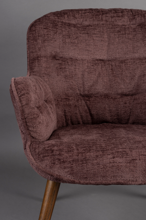 Velvet Vintage Style Lounge Chair | Dutchbone Lenn | OROA.com