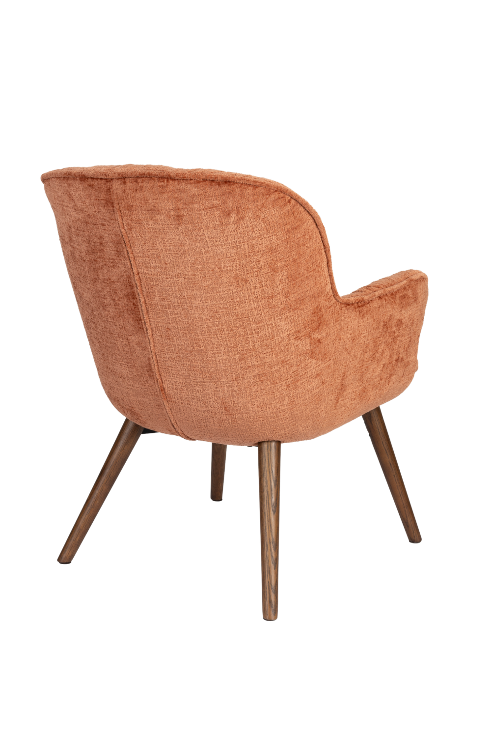Velvet Vintage Style Lounge Chair | Dutchbone Lenn | OROA.com