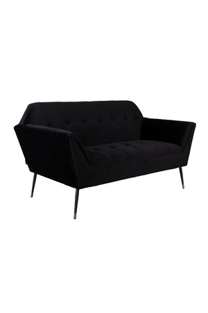 Black Velvet 2-Seater Sofa | Dutchbone Kate | DutchFurniture.com