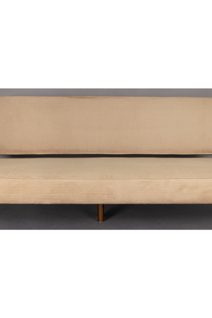 Beige Ribcord Sofa | Dutchbone Preston | OROA.com