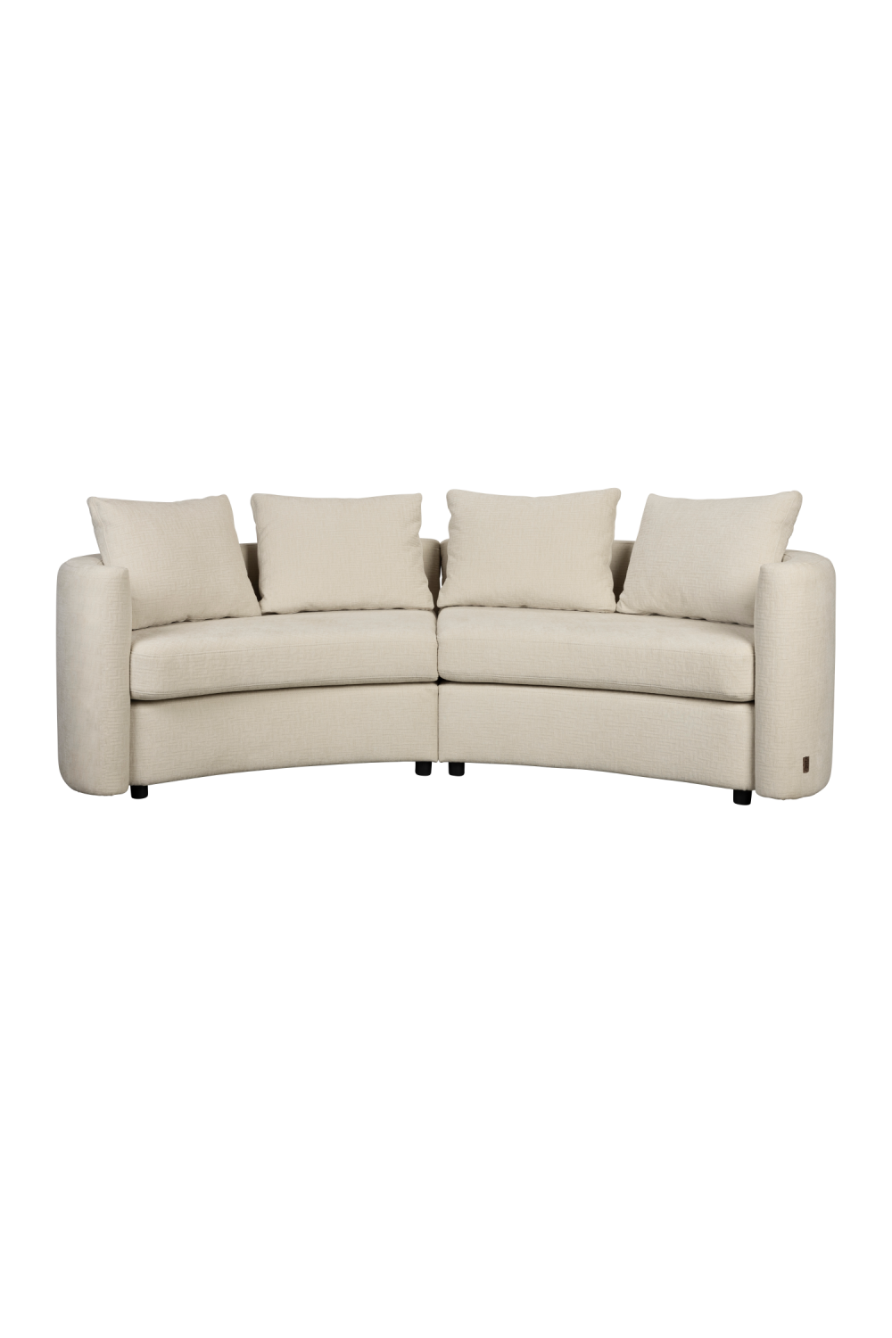Modern Curved Sofa | Dutchbone Fernon | OROA.com
