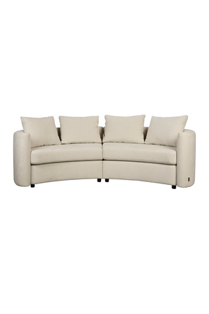 Modern Curved Sofa | Dutchbone Fernon | OROA.com