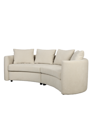 Modern Curved Sofa | Dutchbone Fernon | OROA.com