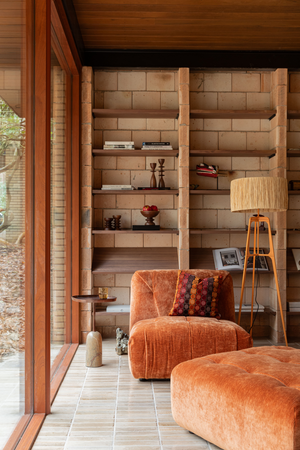 Velvet Modular 1-Seater Sofa | Dutchbone Giada | OROA.com