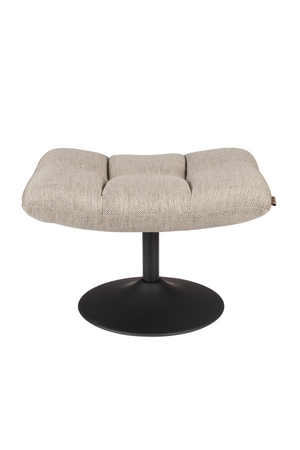 Pedestal Base Padded Hocker | Dutchbone Bar | Oroa.com