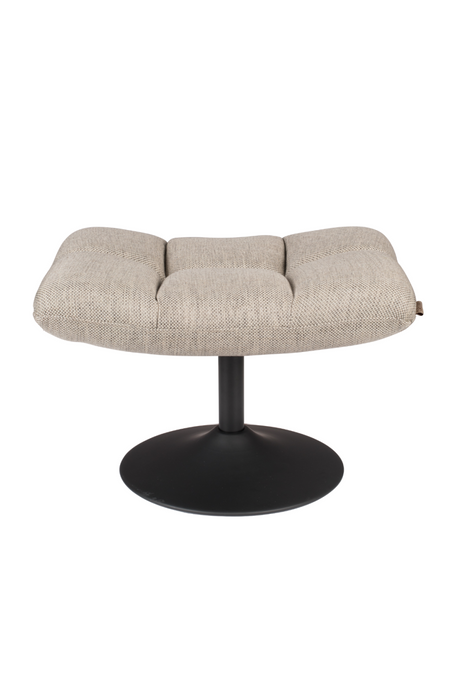 Pedestal Base Padded Hocker | Dutchbone Bar | Oroa.com