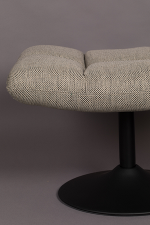 Pedestal Base Padded Hocker | Dutchbone Bar | Oroa.com