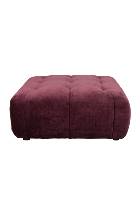 Velvet Square Hocker | Dutchbone Giada | OROA.com
