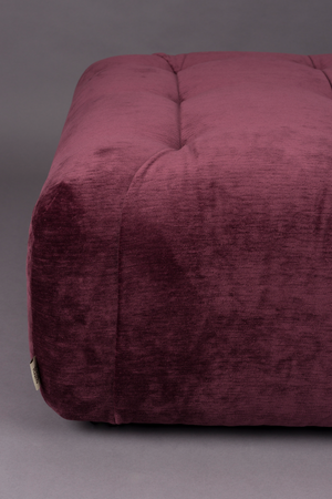 Velvet Square Hocker | Dutchbone Giada | OROA.com