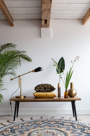 Walnut Dining Bench L | Dutchbone Alagon | OROA.com