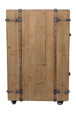 Wheeled Bar Cabinet | Dutchbone Lico | DutchFurniture.com