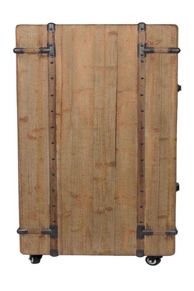 Wheeled Bar Cabinet | Dutchbone Lico | DutchFurniture.com