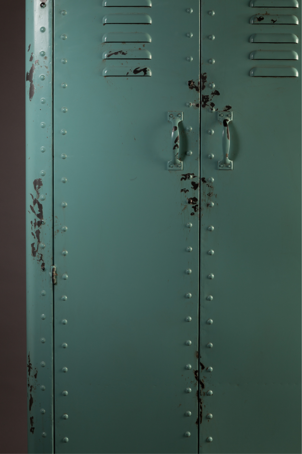 Turquoise Metal Accent Cabinet | Dutchbone Rusty | DutchFurniture.com