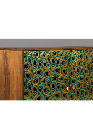 Mango Wood Multi-colored Cabinet | Dutchbone Meena | OROA.com