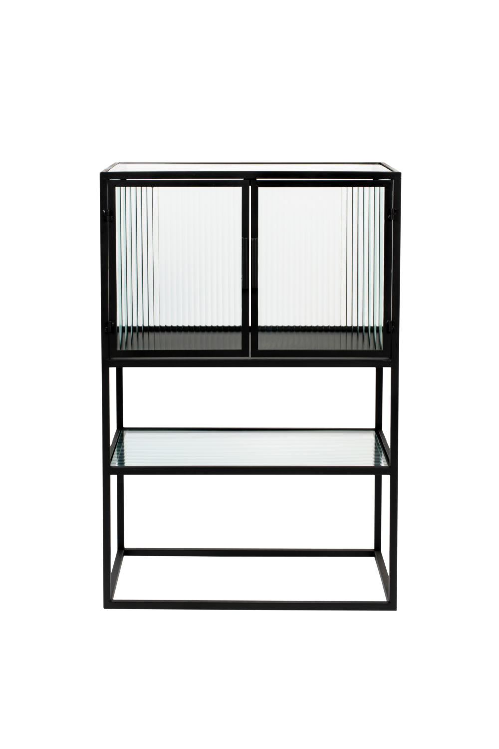 Black Framed Glass Cabinet | Dutchbone Boli | OROA.com